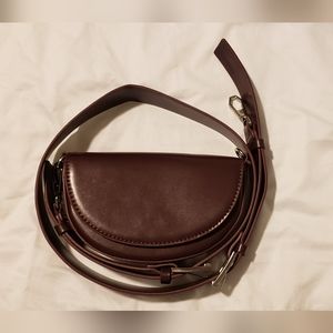 Zara Burgundy belt bag